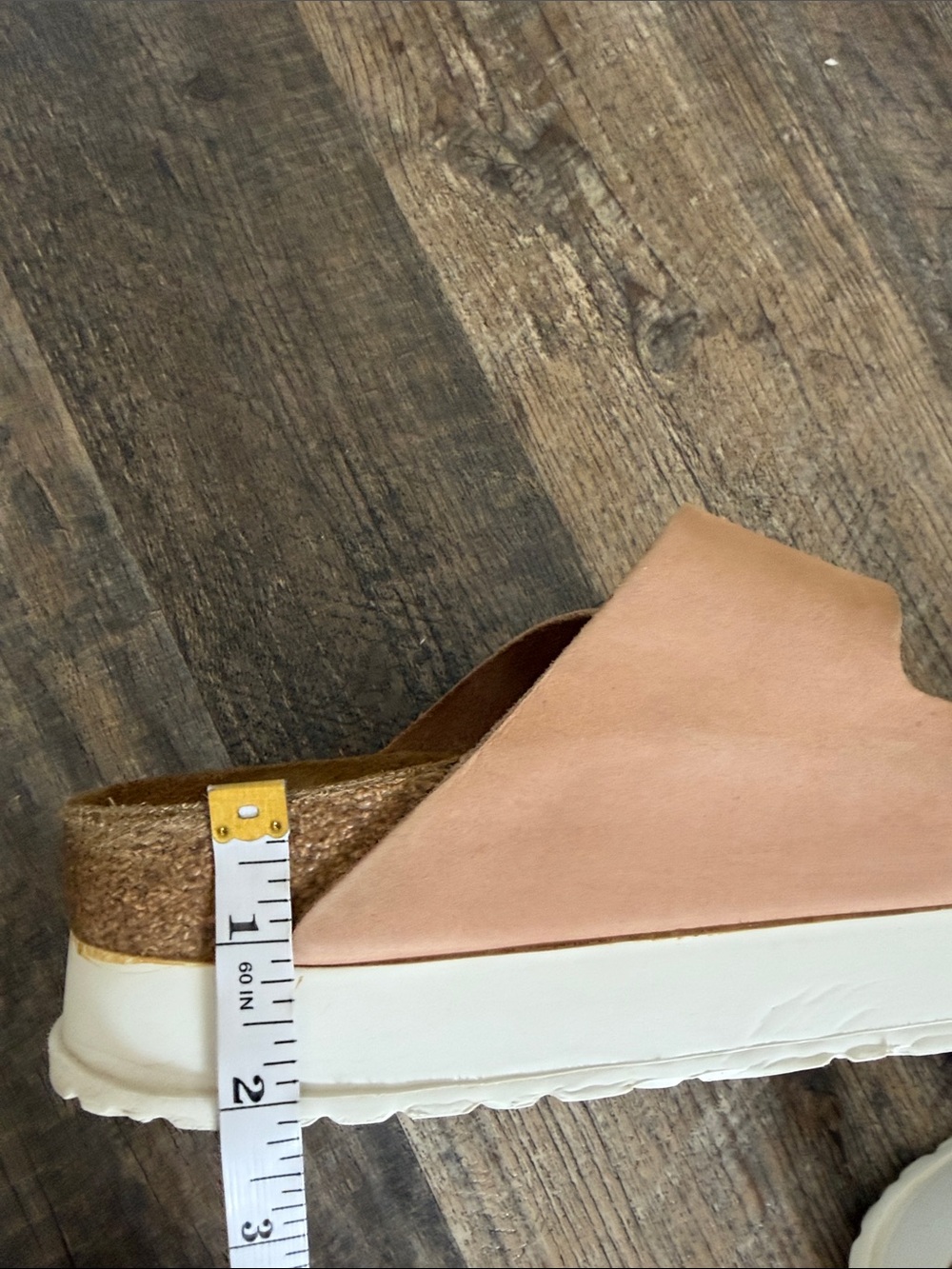 Papillio by Birkenstock EU40 (US 9) platform soft pink slip on sandal - Picture 5 of 12